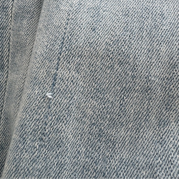 Mother High Waisted Rider Ankle Fray in Island Afterhours Raw Hem Light Wash - Picture 10 of 16